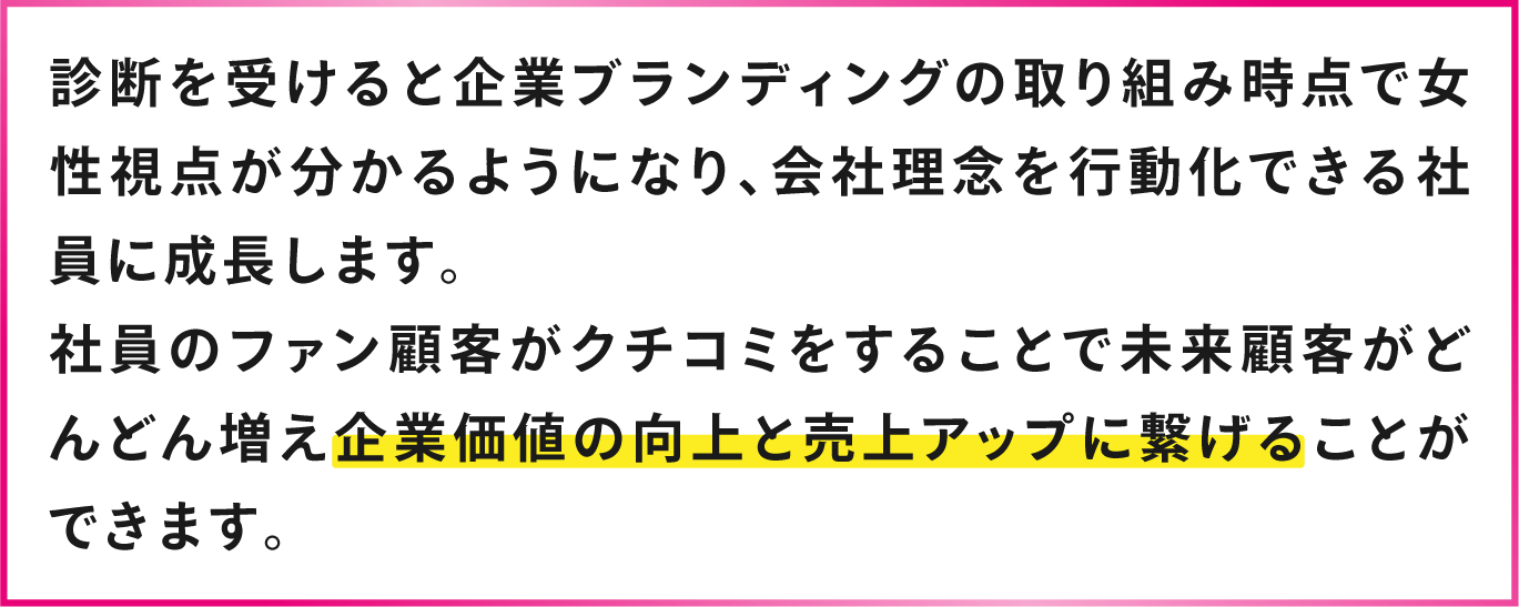 売り上げアップに繋げることができます