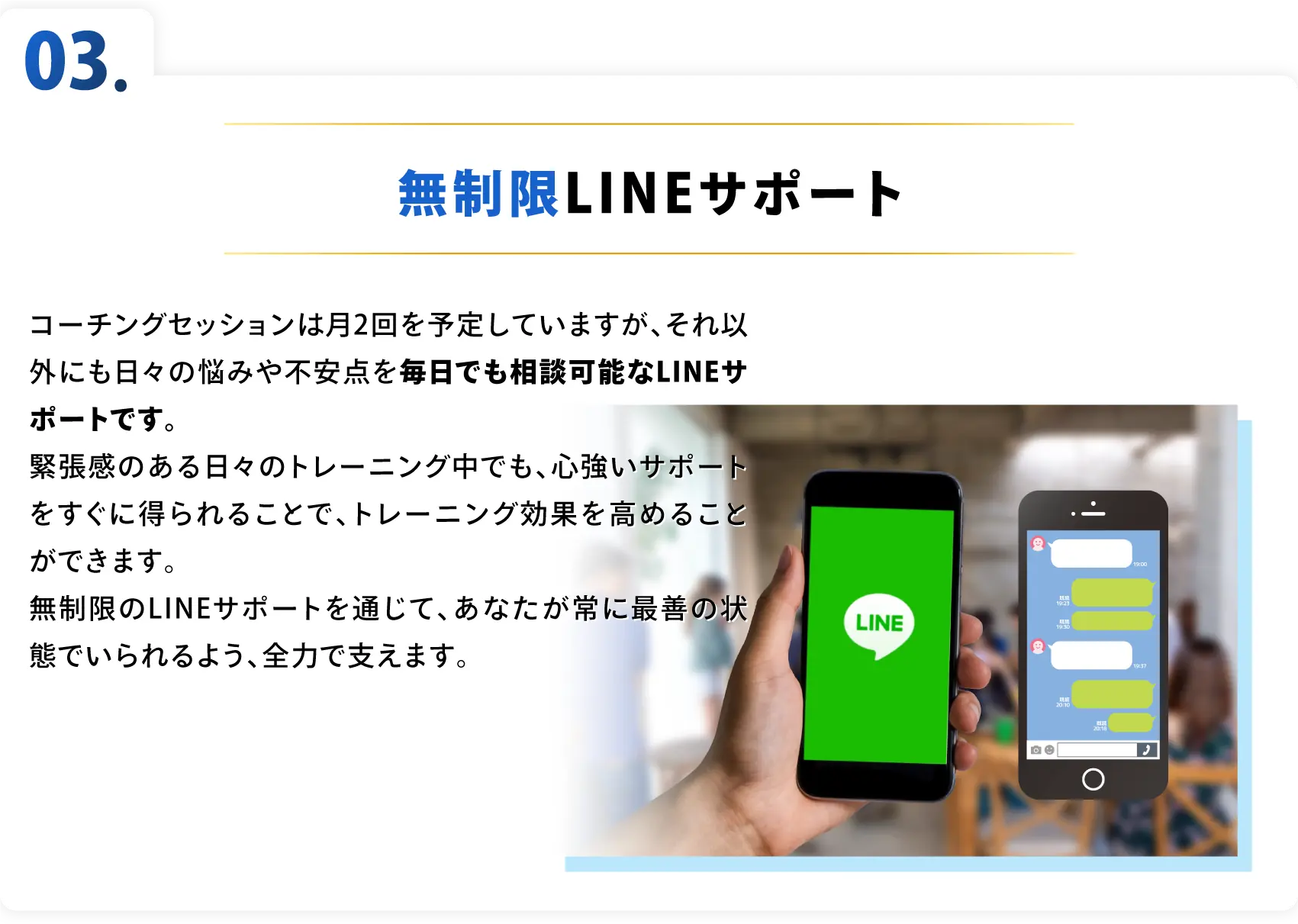 無制限LINEサポート